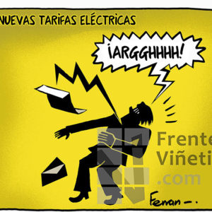 Tarifas Eléctricas - Viñeta de Ferran Martín