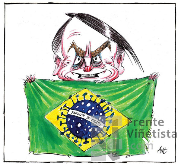 Bolsonaro y el COVID-19 - Viñeta de Ant