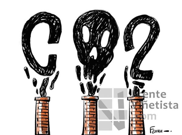 CO2 - Viñeta de Ferran Martín