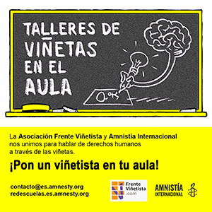 Talleres de viñetas con Amnistía Internacional